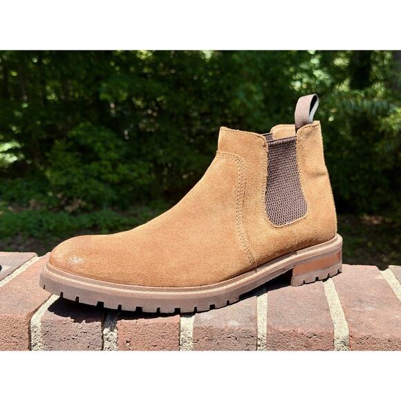 Johnston & Murphy Barrett Chelsea Boots Tan Oiled Suede TRUFOAM Men’s Size 10.5M main image 7